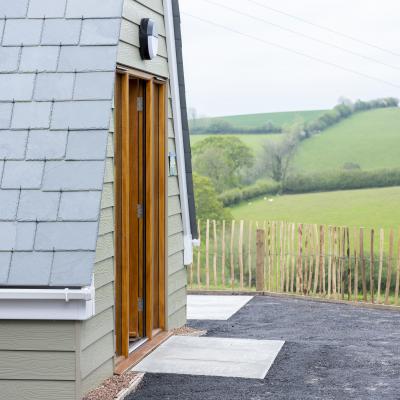 Exmoor views from the glamping pods