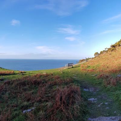 Valley of the rocks on Exmoor